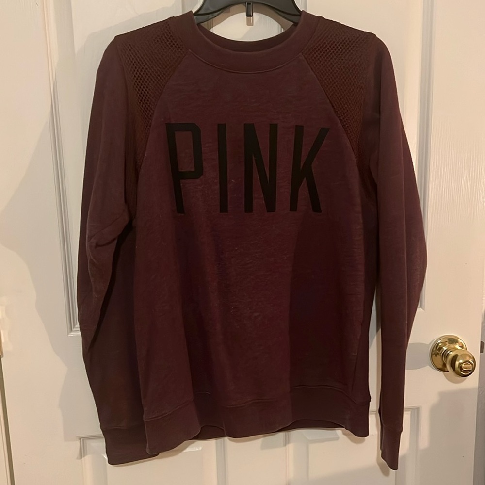 Victoria’s Secret pink sweatshirt-XS